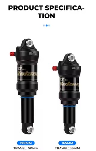 Bolany air rear shock - bolany, 165